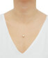 Фото #2 товара Cultured Freshwater Pearl (6mm) 18" Pendant Necklace in 14k Gold