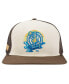 Фото #3 товара Men's Cream/Brown Boston Celtics Glint Sunset Snapback Hat