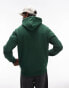 Lacoste pull over hoodie in green