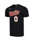 Фото #3 товара Men's Damian Lillard Black Portland Trail Blazers 2023/24 City Edition Name Number T-Shirt
