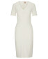 ფოტო #2 პროდუქტის Women's Stretch Fabric Slim-Fit Business Dress