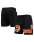 Фото #1 товара Men's Black Atlanta Hawks Mesh Capsule Shorts