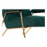 Кресло DKD Home Decor 8424001795499 Позолоченный Металл полиэстер Зеленый (69 x 90 x 90 cm)