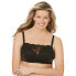 ფოტო #1 პროდუქტის Plus Size Lace Wireless Cami Bra