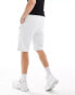 Dr Denim Madden casual jogger style shorts in light grey melange