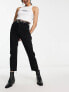 ONLY Emily high waist straight leg ankle jean in wash black