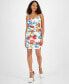 Фото #1 товара Women's Chiara Floral Twist-Front Sleeveless Dress