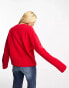 Фото #4 товара & Other Stories crew neck jumper in red