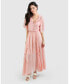 Women Amour Ruffled Midi Dress Small - фото #7