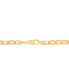 ფოტო #5 პროდუქტის Men's Polished Mariner Link 24" Chain Necklace (5.5MM) in 14k Gold