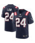 Men's Ty Law Navy New England Patriots Game Retired Player Jersey