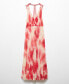 Women's Printed Pleated Dress