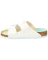 Фото #2 товара Birkenstock Arizona Birkibuc Sandal Women's White 41