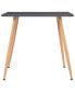 Фото #2 товара Dining Table Gray and Oak 31.7"x31.7"x28.7" MDF