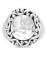 ფოტო #2 პროდუქტის Hammer with Filigree Accent Ring in Sterling Silver