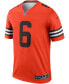 ფოტო #3 პროდუქტის Men's Baker Mayfield Orange Cleveland Browns Inverted Legend Jersey