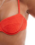 Фото #2 товара Mango triangle bikini bottom in red