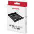 Фото #5 товара AXAGON RHD-125B Halterahmen für 1x 2,5" im 3,5" Slot - schwarz