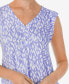 ფოტო #3 პროდუქტის Women's Sleeveless Top and Cropped Pants 2-Pc. Pajama Set