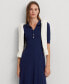 Women's Polo Shirtdress Синий, L - фото #4