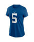 ფოტო #3 პროდუქტის Women's Anthony Richardson Royal Indianapolis Colts 2023 NFL Draft First Round Pick Player Name and Number T-shirt