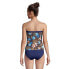 Фото #11 товара Women's Chlorine Resistant Bandeau Tankini Swimsuit Top with Removable Adjustable Straps