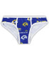 Фото #1 товара Women's Navy Los Angeles Rams Breakthrough Allover Print Knit Panty