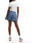 Фото #5 товара Mango denim look relaxed shorts in dark blue