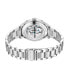 Men's Automatic Silver-Tone Stainless Steel Bracelet Watch 42mm