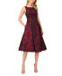 Фото #1 товара Women's Jacquard Tea-Length Dress