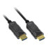 Фото #1 товара InLine HDMI 8K4K AOC Kabel, schwarz - 15m