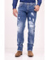 ფოტო #1 პროდუქტის Men's Modern Sanded Denim Jeans
