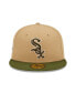 Men's Khaki, Olive Chicago White Sox Pink Undervisor 59Fifty Fitted Hat