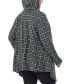 ფოტო #2 პროდუქტის Plus Size Fleecewear Stretch Hooded Wrap