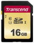Фото #2 товара Transcend SD Card SDHC 500S 16GB - 16 GB - SDHC - Class 10 - UHS-I - 95 MB/s - 20 MB/s