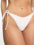 Hunkemoller belize mesh brazilian bikini brief in white