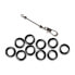 Фото #1 товара Прочные колечки для поводков LOON OUTDOORS Micro Rings 2мм (10 штук)