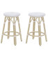 Фото #1 товара Livio 26" Patio Barstool Set, 2 Piece