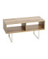 Фото #1 товара Modern Media Coffee Table with 2 Compartments
