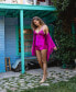 ფოტო #7 პროდუქტის Women's 2-Pc. Ayanna Satin & Lace Short Pajamas Set