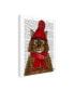 Фото #2 товара Fab Funky Maine Coon Cat Red Hat Canvas Art - 15.5" x 21"