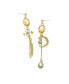 ფოტო #1 პროდუქტის Women's Feather Drop Earrings