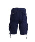 Фото #2 товара Men's Belted Cargo Shorts with Twill Flat Front Washed Utility Pockets