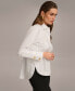Фото #4 товара Women's Button Front Collared Shirt