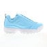 Фото #1 товара Fila Disruptor Zero 5XM01515-421 Womens Blue Leather Lifestyle Sneakers Shoes 10