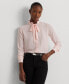 Фото #1 товара Блузка с завязкой и рюшами Ralph Lauren для женщин