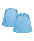 Фото #1 товара Men's Sky Blue Manchester City 2023/24 Quarter-Zip Training Top