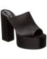 Фото #1 товара Paris Texas Sasha Satin Platform Sandal Women's Black 39.5