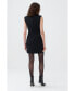 Фото #3 товара Women's Shoulder Pad Mini Dress