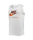 Men's White Clemson Tigers Spring Break Futura Performance Tank Top